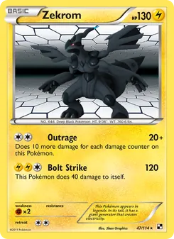 Zekrom, Black & White, no. 47