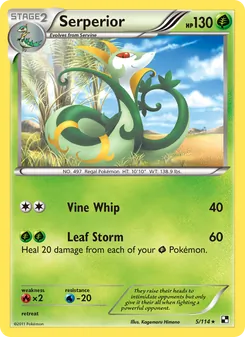 Serperior, Black & White, no. 5