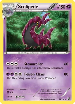 Scolipede, Black & White, no. 54