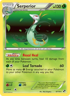 Serperior, Black & White, no. 6