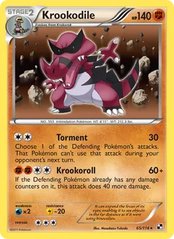 Krookodile, Black & White, no. 65