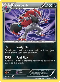 Zoroark, Black & White, no. 71