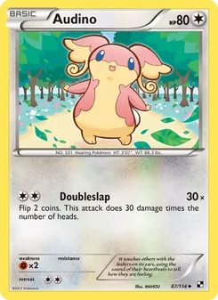 Audino, Black & White, no. 87