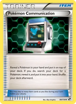 Pokémon Communication, Black & White, no. 99