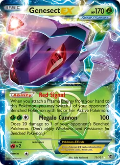 Genesect-EX, Plasma Blast, no. 11
