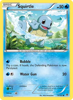 Squirtle, Plasma Blast, no. 14