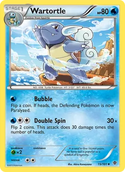 Wartortle, Plasma Blast, no. 15