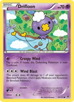 Drifloon, Plasma Blast, no. 34