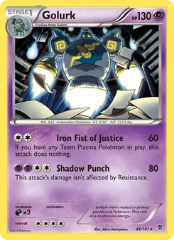 Golurk, Plasma Blast, no. 46