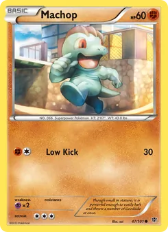 Machop, Plasma Blast, no. 47