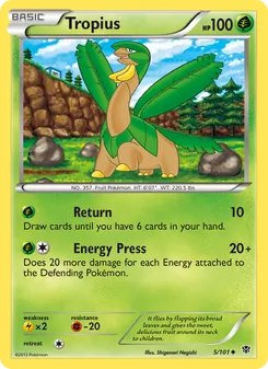 Tropius, Plasma Blast, no. 5