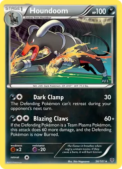 Houndoom, Plasma Blast, no. 56
