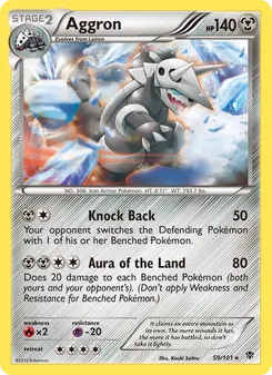 Aggron, Plasma Blast, no. 59