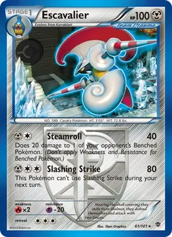 Escavalier, Plasma Blast, no. 61
