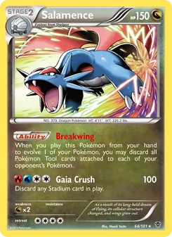 Salamence, Plasma Blast, no. 64