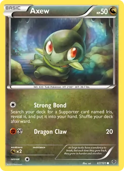 Axew, Plasma Blast, no. 67