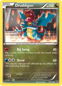 Druddigon, Plasma Blast, no. 70