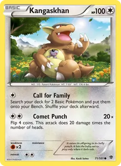 Kangaskhan, Plasma Blast, no. 71