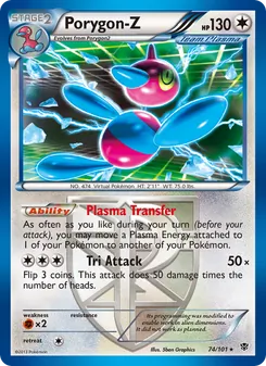 Porygon-Z, Plasma Blast, no. 74