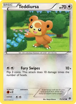 Teddiursa, Plasma Blast, no. 75