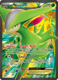 Virizion-EX, Plasma Blast, no. 96
