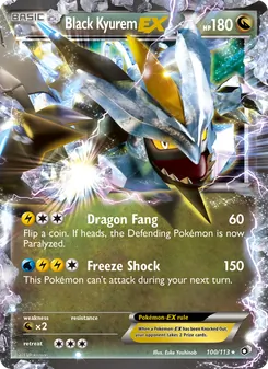 Black Kyurem-EX, Legendary Treasures, n° 100