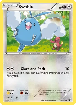 Swablu, Legendary Treasures, n° 103