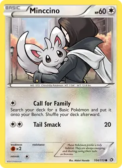 Minccino, Legendary Treasures, n° 104