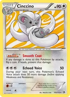 Cinccino, Legendary Treasures, n° 105