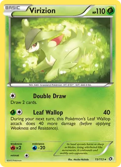 Virizion, Legendary Treasures, n° 15