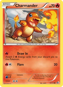 Charmander, Legendary Treasures, n° 17