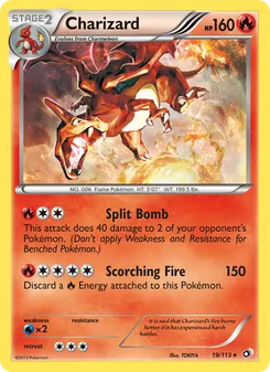 Charizard, Legendary Treasures, n° 19