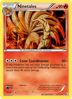 Ninetales, Legendary Treasures, n° 21