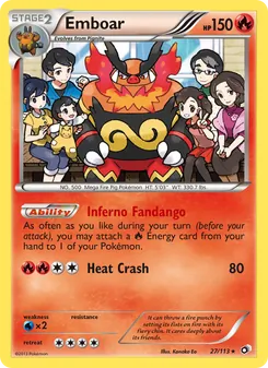Emboar, Legendary Treasures, n° 27