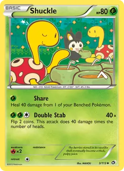 Shuckle, Legendary Treasures, n° 3