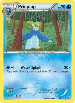 Prinplup, Legendary Treasures, n° 34