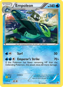 Empoleon, Legendary Treasures, n° 35
