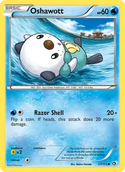 Oshawott, Legendary Treasures, n° 37
