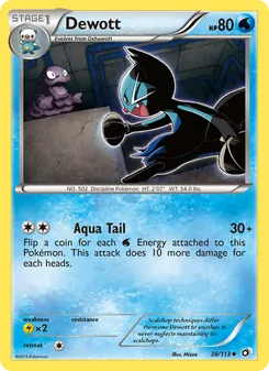 Dewott, Legendary Treasures, n° 38