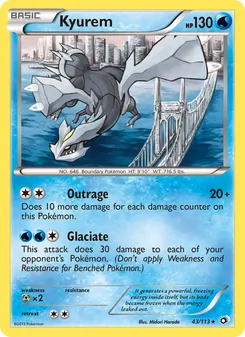 Kyurem, Legendary Treasures, n° 43