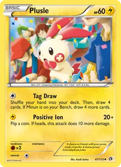 Plusle, Legendary Treasures, n° 47