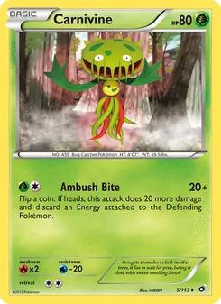 Carnivine, Legendary Treasures, n° 5
