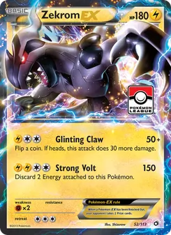 Zekrom-EX, Legendary Treasures, n° 52