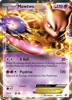 Mewtwo-EX, Legendary Treasures, n° 54