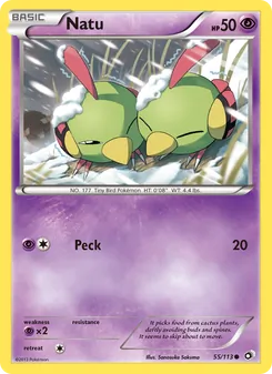 Natu, Legendary Treasures, n° 55