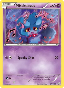 Misdreavus, Legendary Treasures, n° 57