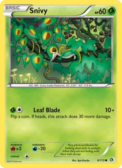 Snivy, Legendary Treasures, n° 6