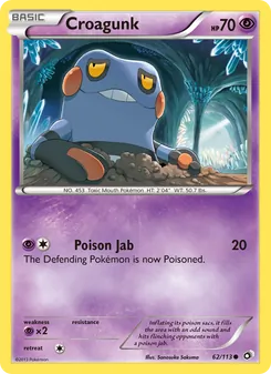 Croagunk, Legendary Treasures, n° 62