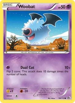 Woobat, Legendary Treasures, n° 64