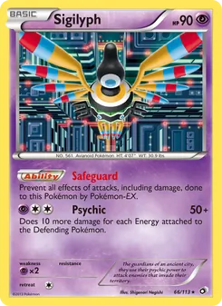 Sigilyph, Legendary Treasures, n° 66